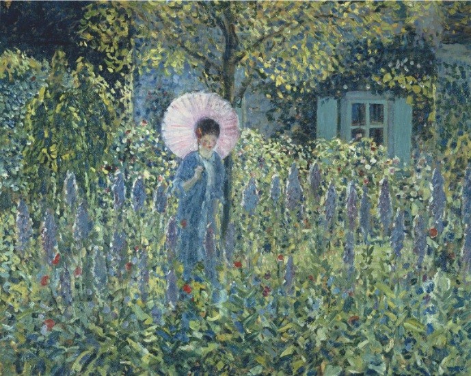 Foxgloves by Frederick Carl Frieseke