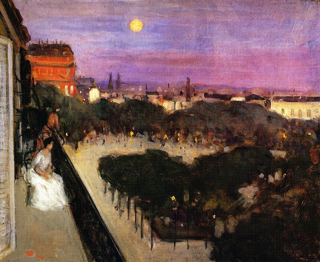 The Balcony by Frederick Carl Frieseke