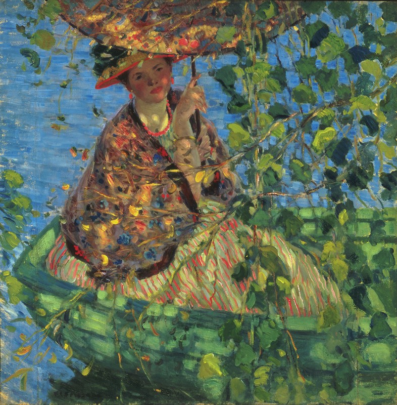 Through the Vines by Frederick Carl Frieseke