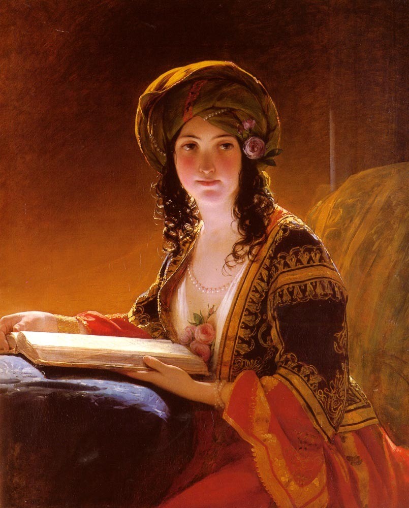 Young eastern woman (first version) by Friedrich von Amerling