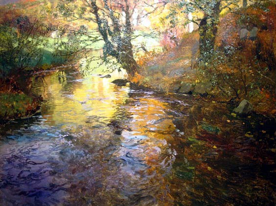 At Quimperle by Frits Thaulow