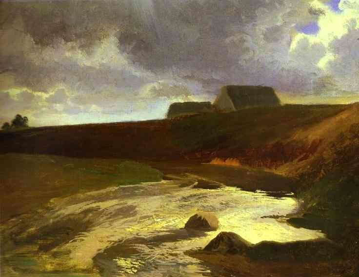 Rapid Stream by Fyodor Vasilyev