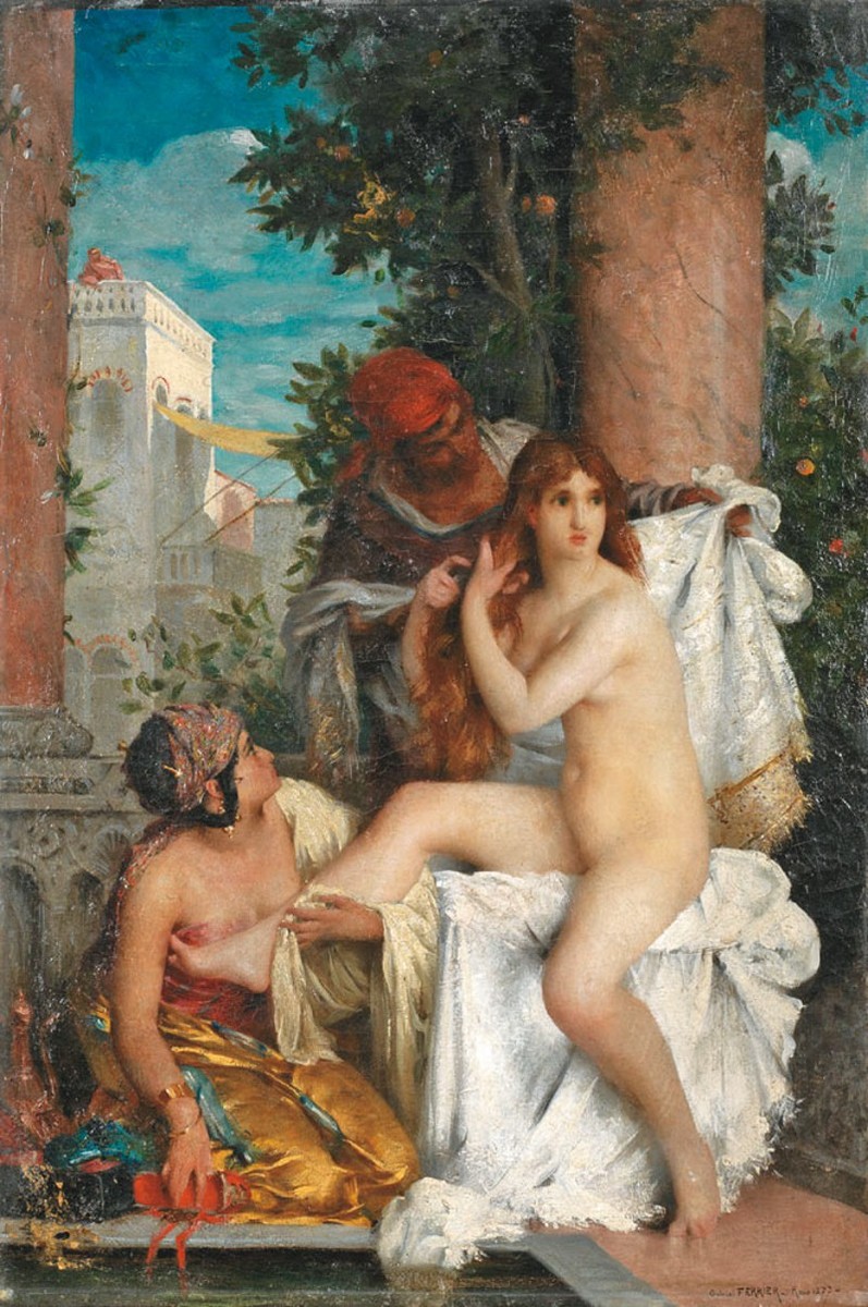 La Toilette De La Favorite by Gabriel Ferrier