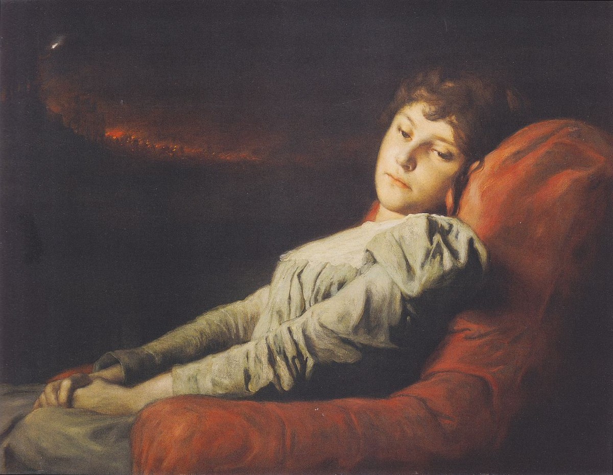 Clairvoyant-Veritas (The clairvoyant truth) by Gabriel von Max