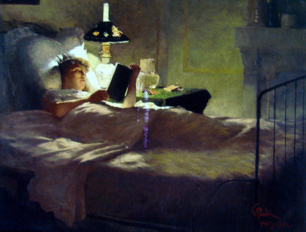 Evening Reading by Georg Pauli