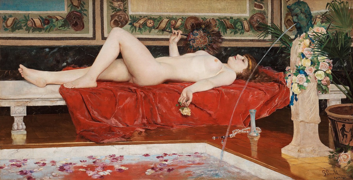 Roman Bath, Odalisque by Georg Pauli