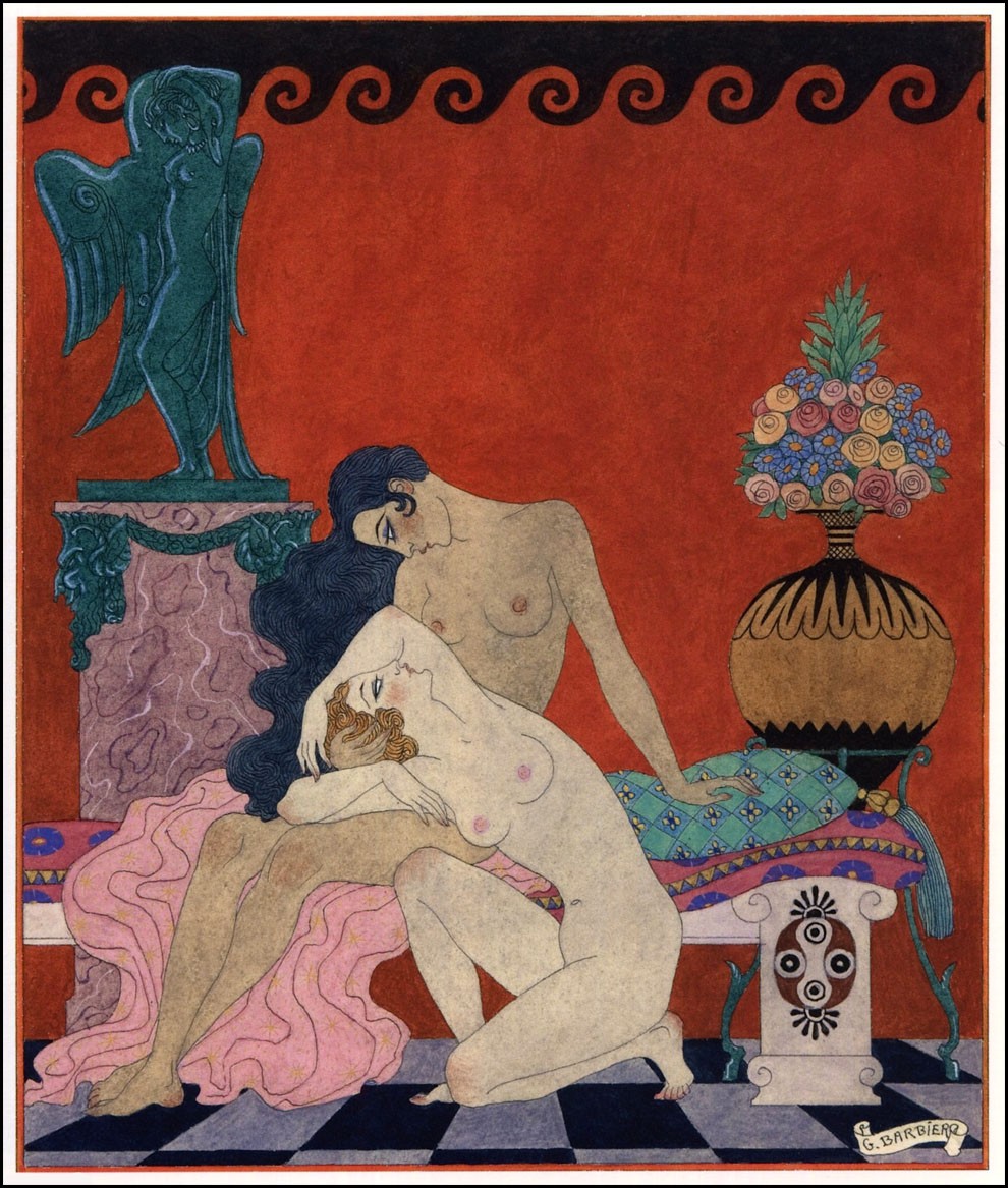 The songs of Bilitis by George Barbier