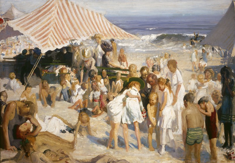Beach at Coney Island by George Bellows