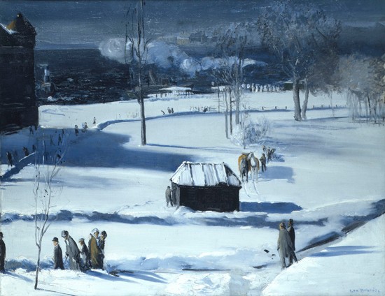 Blue Snow, The Battery by George Bellows