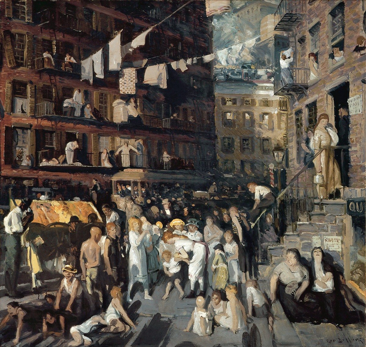 The Cliff Dwellers by George Bellows