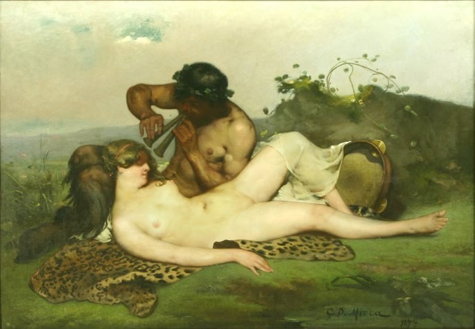 Bacantă by George Demetrescu Mirea