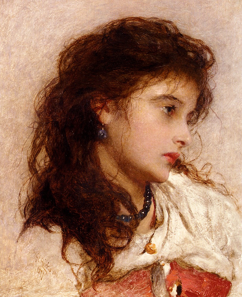 Gypsy girl by George Elgar Hicks