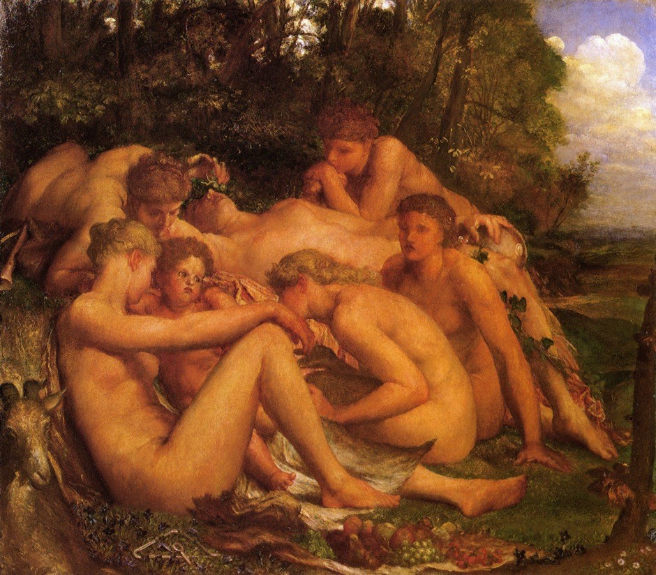 Infancy of Zeus by George Frederick Watts