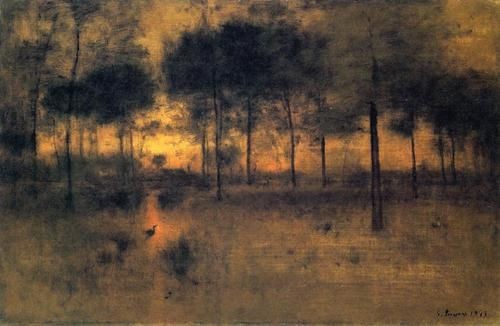 The Home of the Heron by George Inness