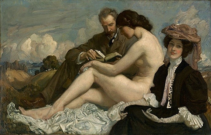 The Sonnet by George Washington Lambert