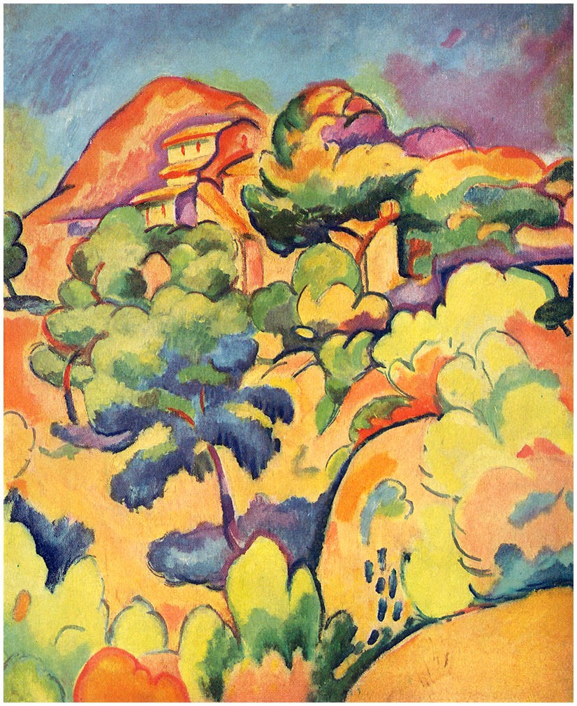 Landscape at La Ciotat by Georges Braque