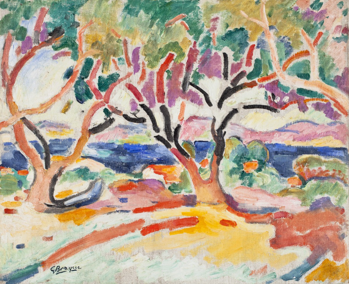 Olive Trees by Georges Braque