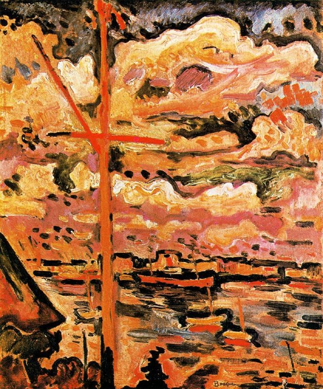 The Port of Antwerp: the Mast by Georges Braque