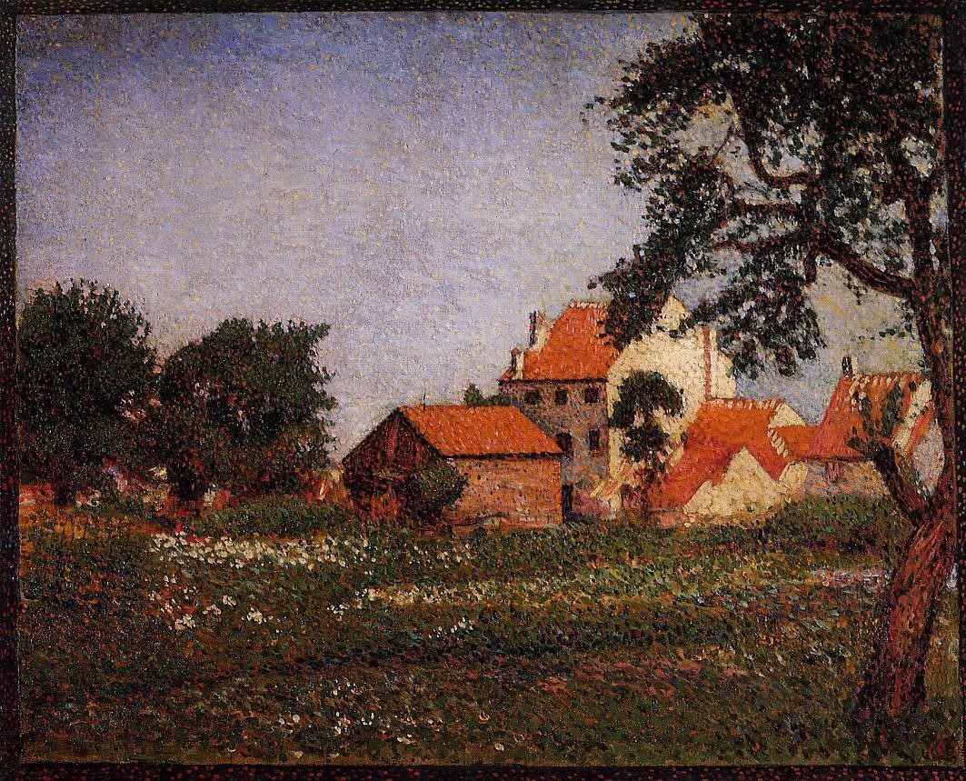 Houses at La Hulpe by Georges Lemmen