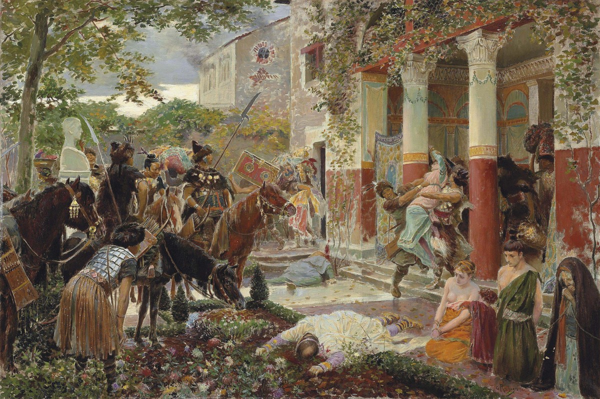 Attila And The Huns by Georges Rochegrosse