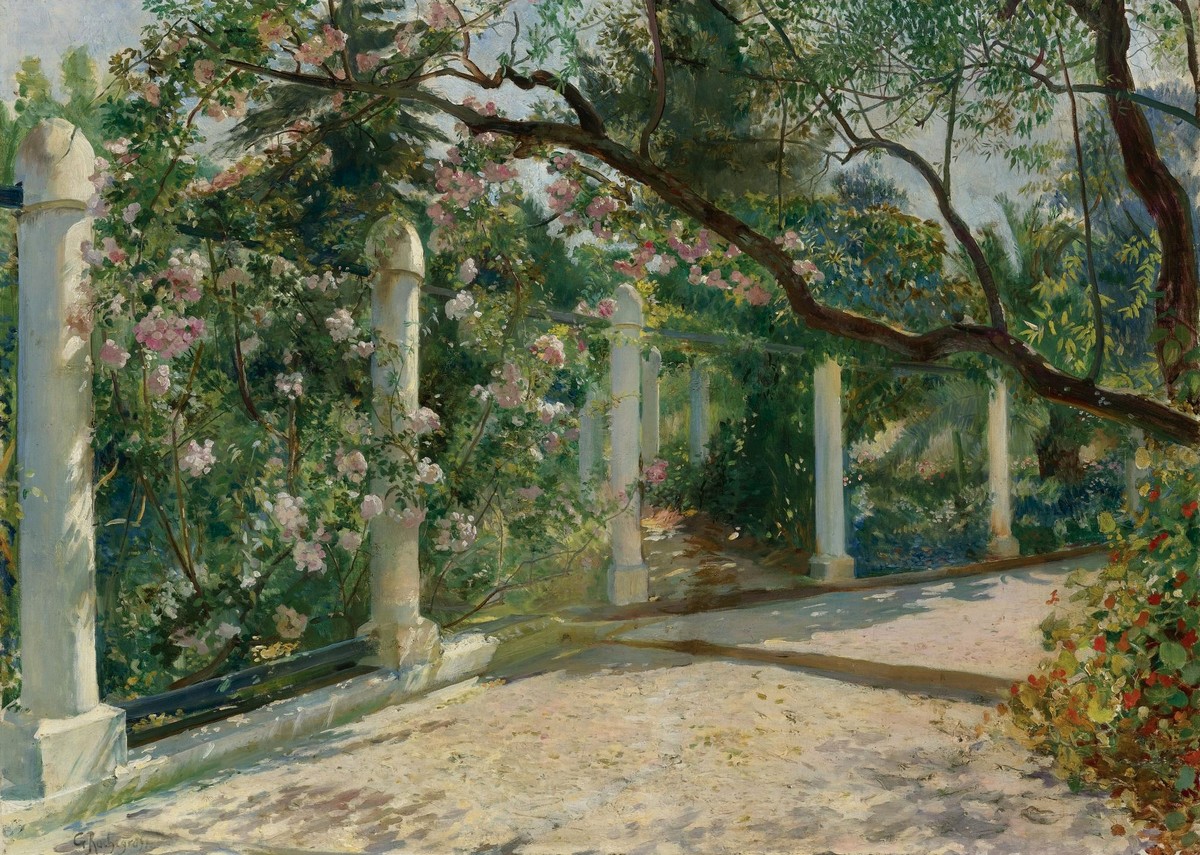 Mandorli Ad Algeri by Georges Rochegrosse