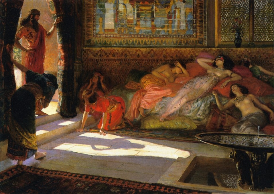 The Arab guard by Georges Rochegrosse