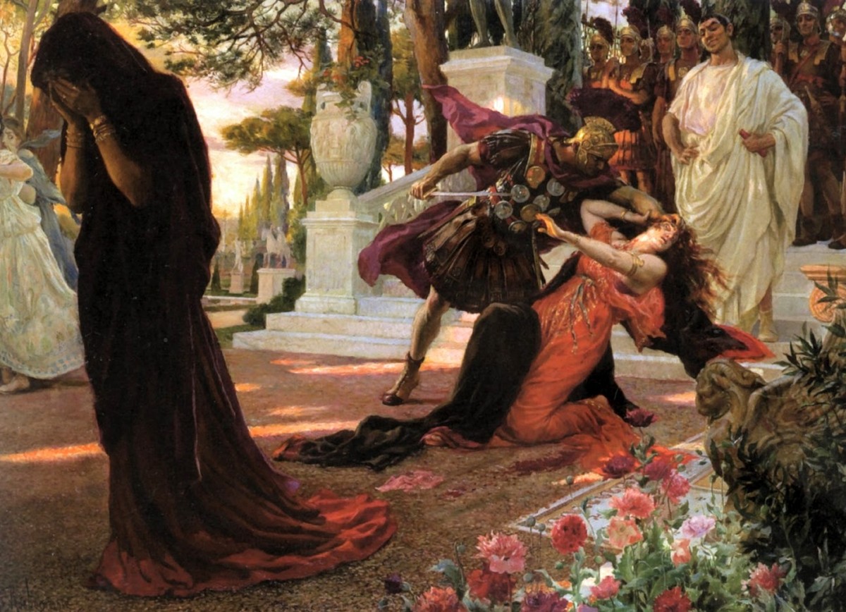 The Death of Messalina by Georges Rochegrosse