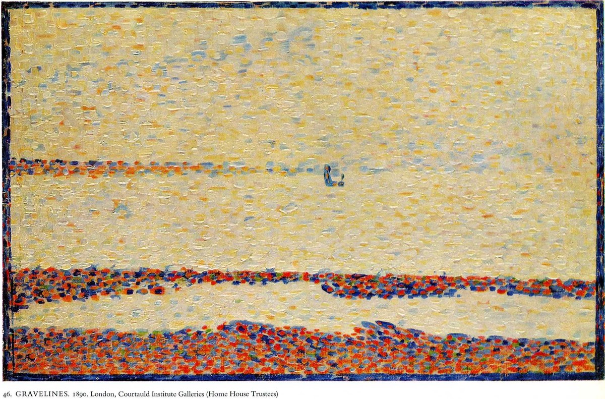 Beach at Gravelines by Georges Seurat