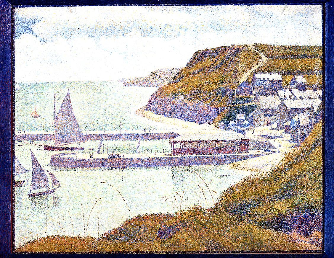 Harbour at Port-en-Bessin at High Tide by Georges Seurat