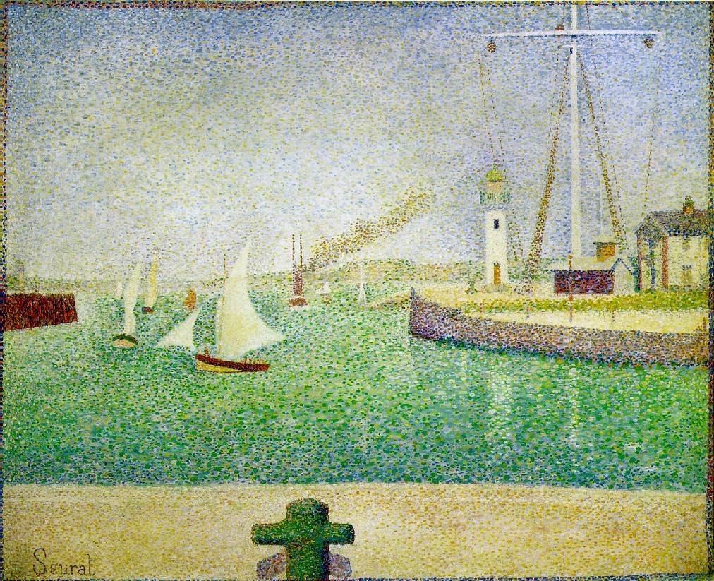 Port of Honfleur by Georges Seurat