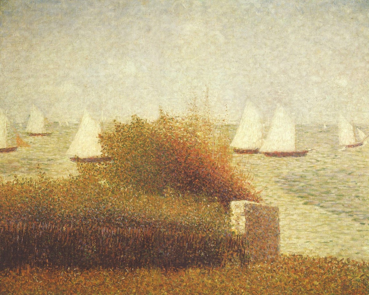 Race in Grandcamp by Georges Seurat