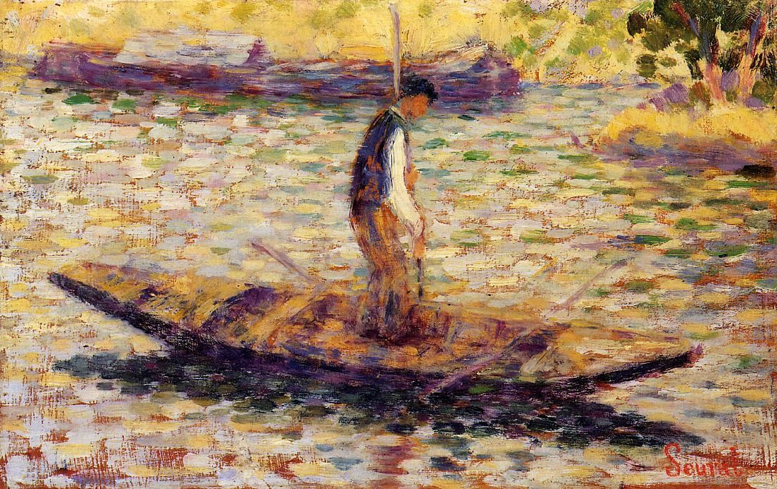 Riverman by Georges Seurat