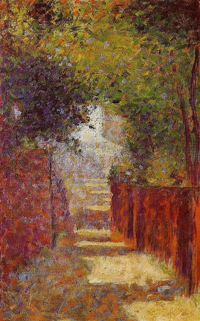 Rue St. Vincent in Spring by Georges Seurat