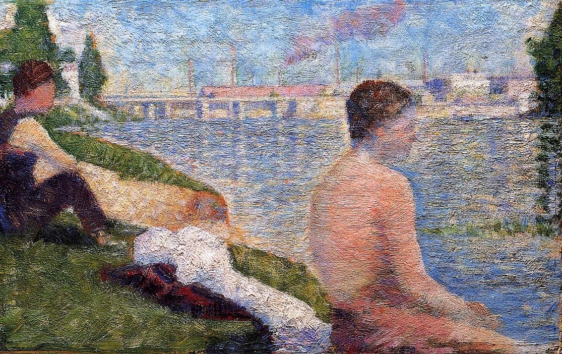 Seated Bather by Georges Seurat