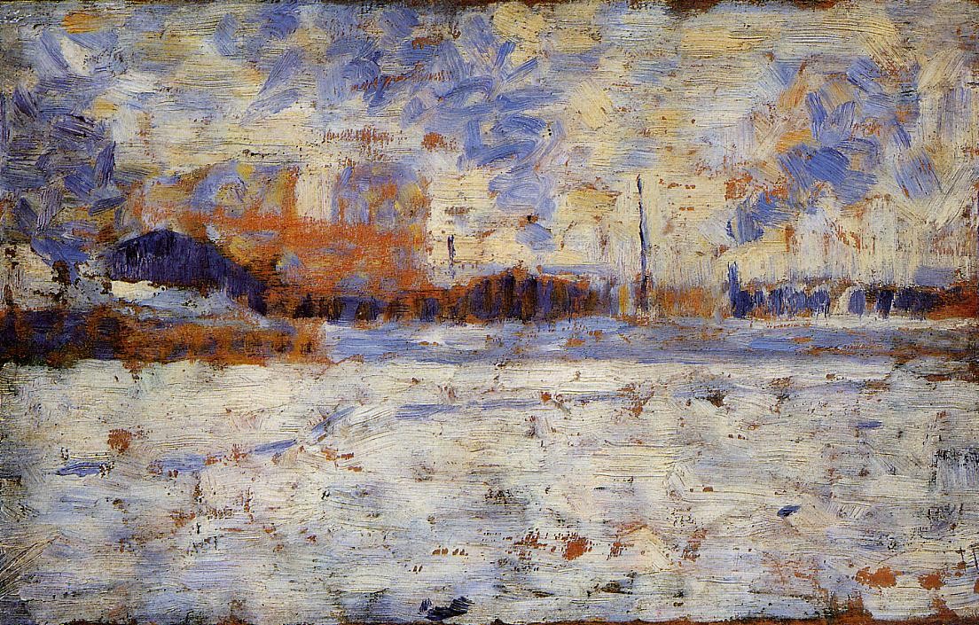 Snow Effect: Winter in the Suburbs by Georges Seurat