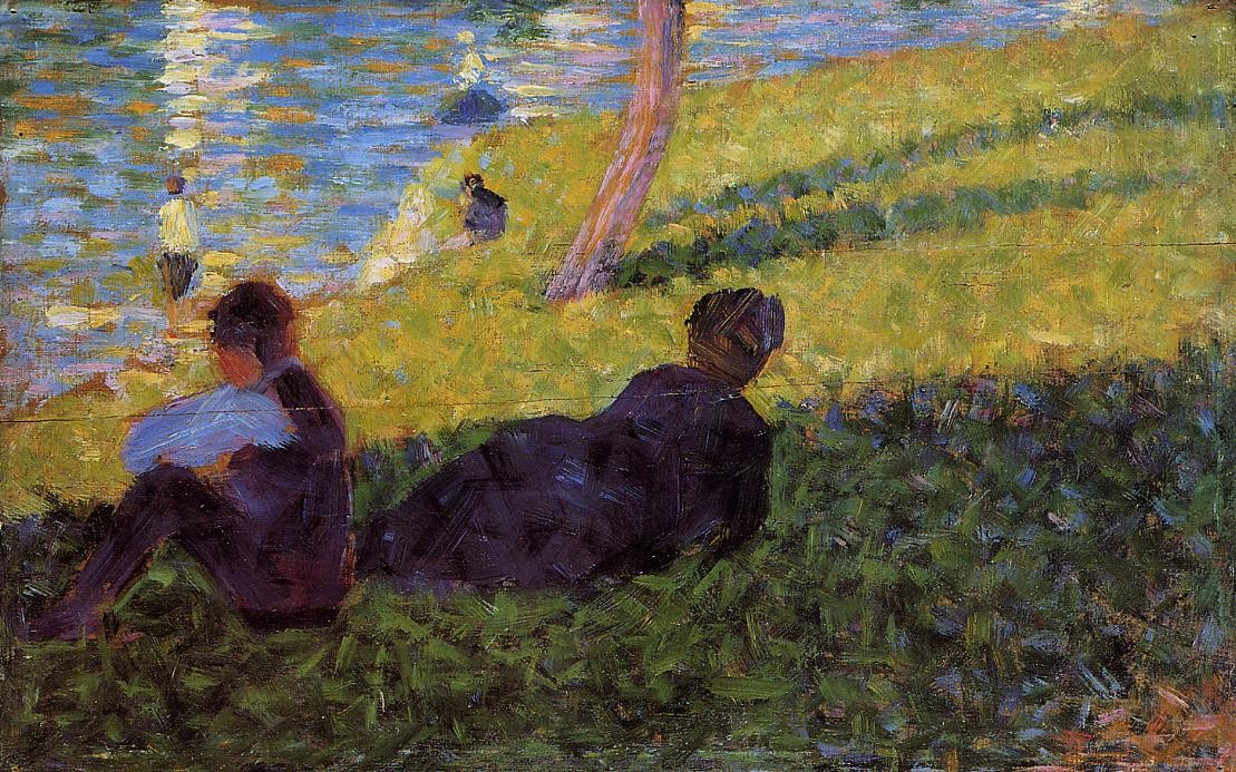 Study for "Un dimanche après midi à l'île de la Grande Jatte" by Georges Seurat
