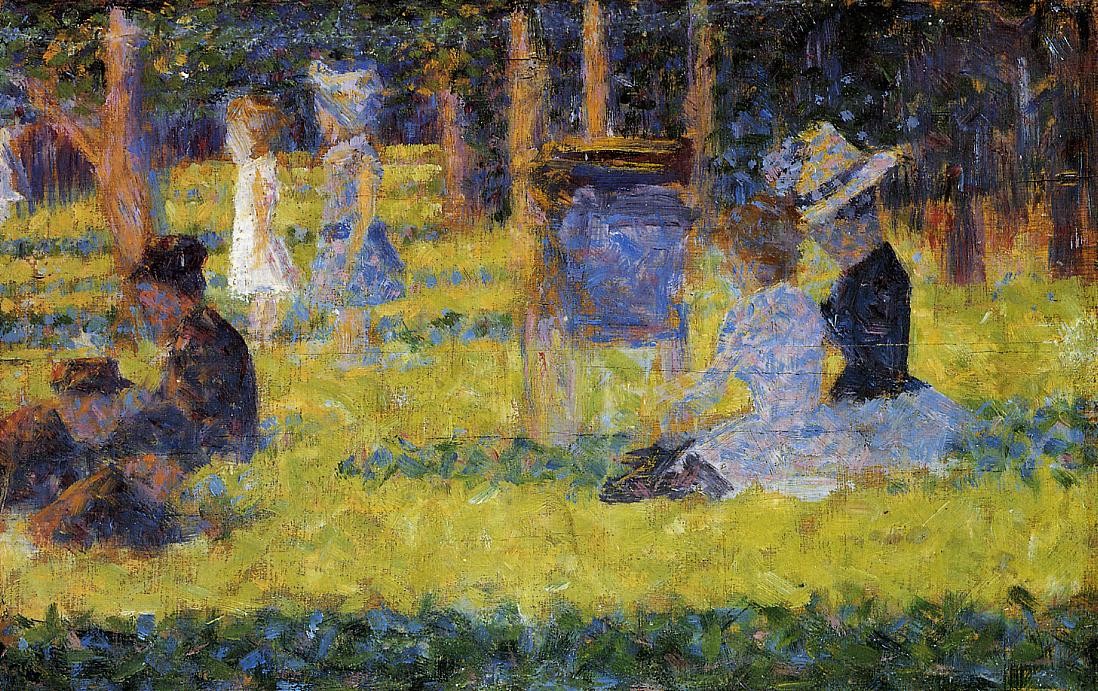 Study for 'A Sunday Afternoon on the Island of La Grande Jatte' by Georges Seurat