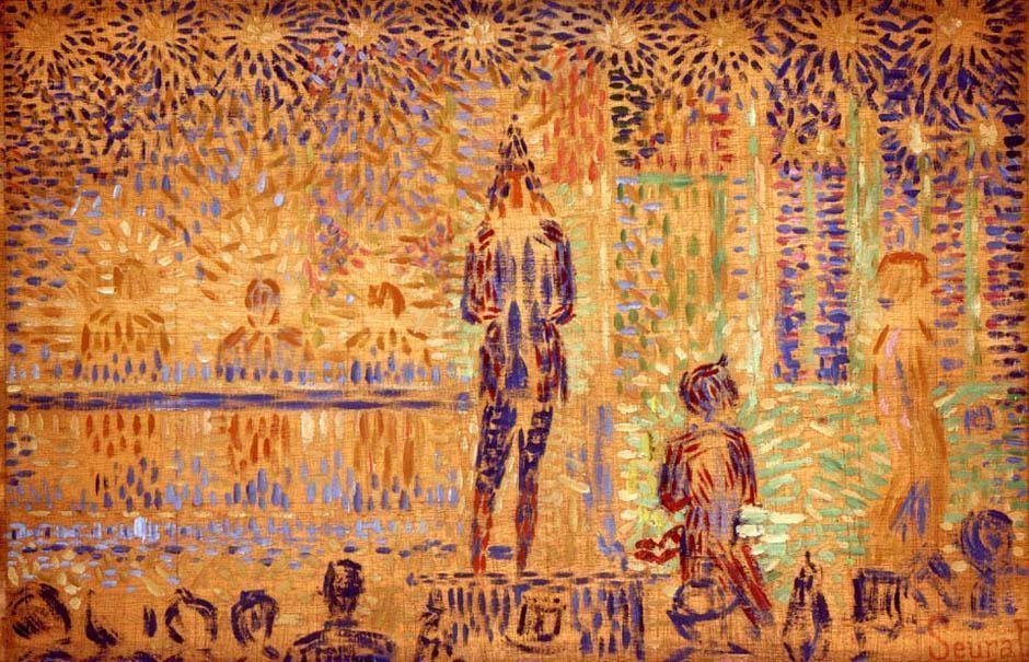 Study for 'Invitation to the Sideshow' by Georges Seurat