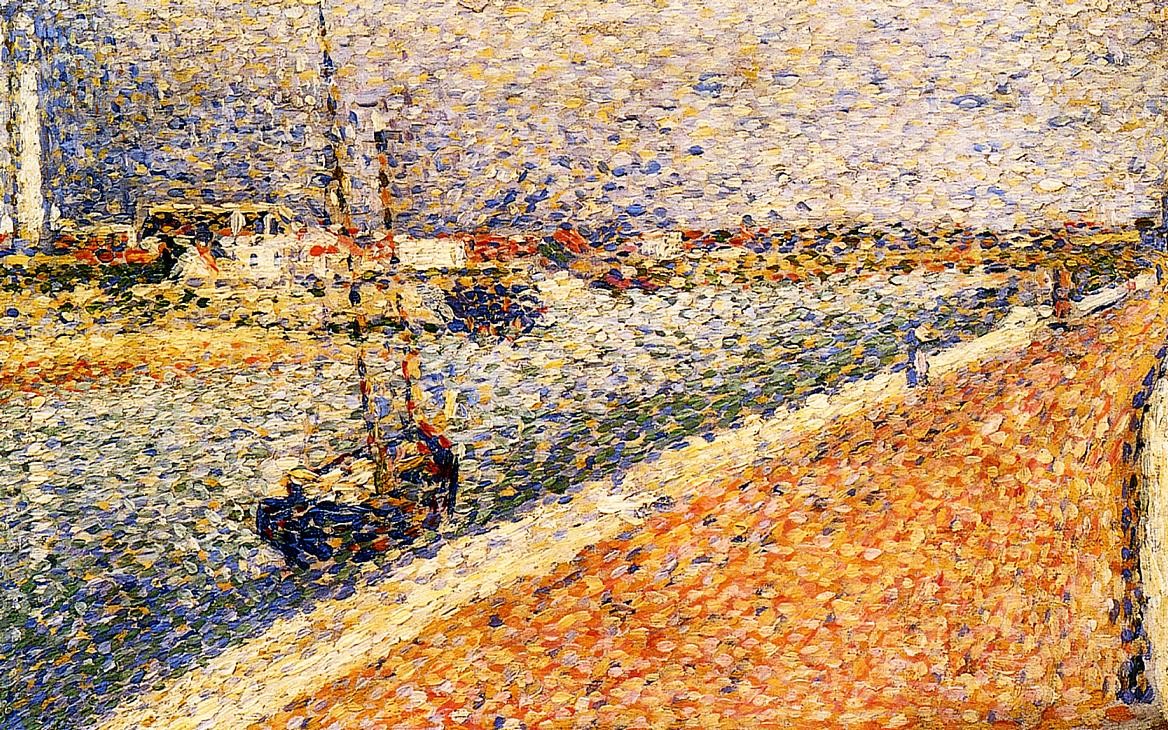 Study for 'The Channel at Gravelines' by Georges Seurat