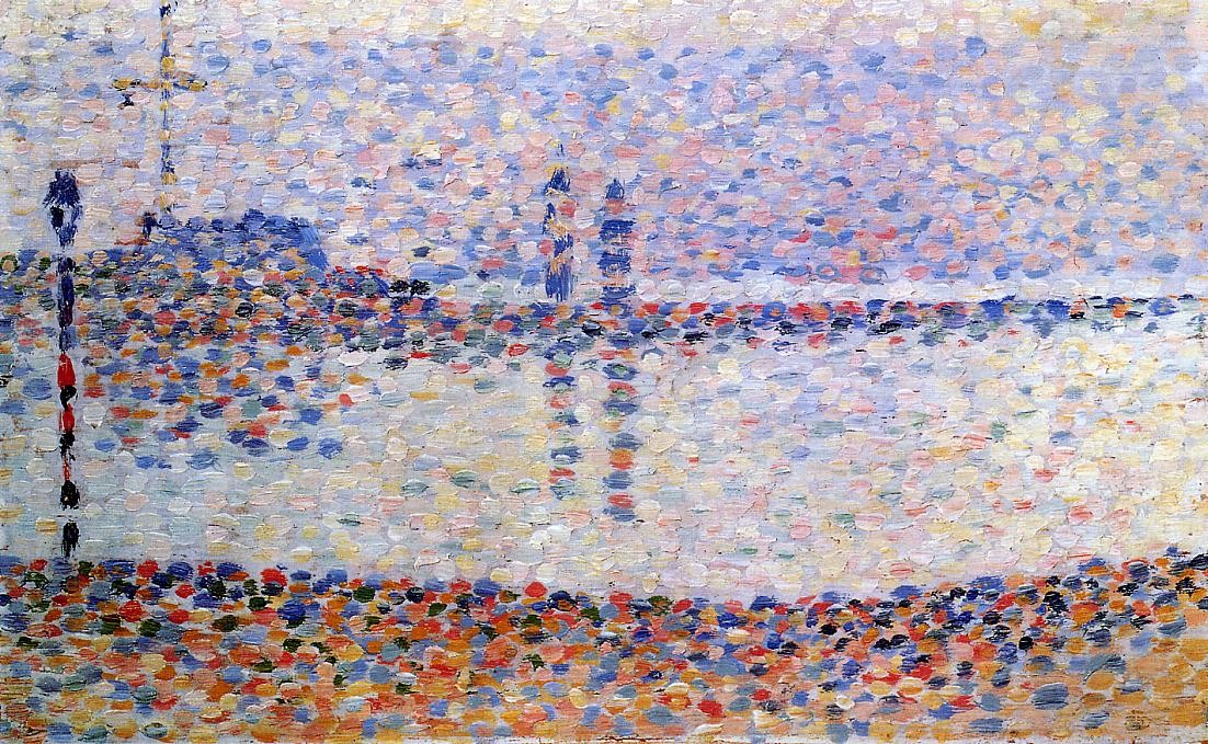 Study for 'The Channel at Gravelines, Evening' by Georges Seurat