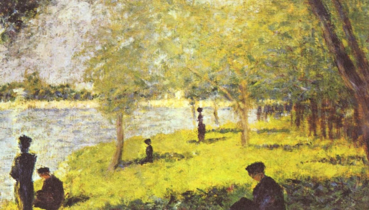 Study with Figures. Study for 'La Grande Jatte' by Georges Seurat