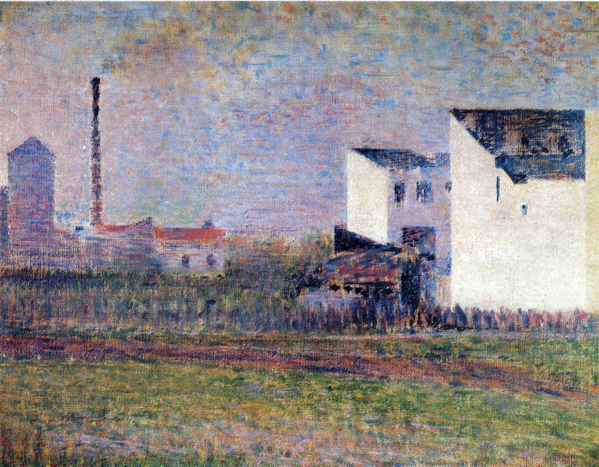 Suburb by Georges Seurat