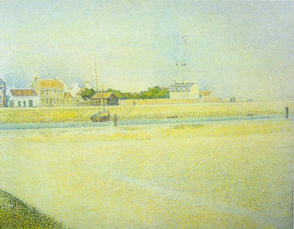 The Channel at Gravelines, Grand Fort-Philippe by Georges Seurat