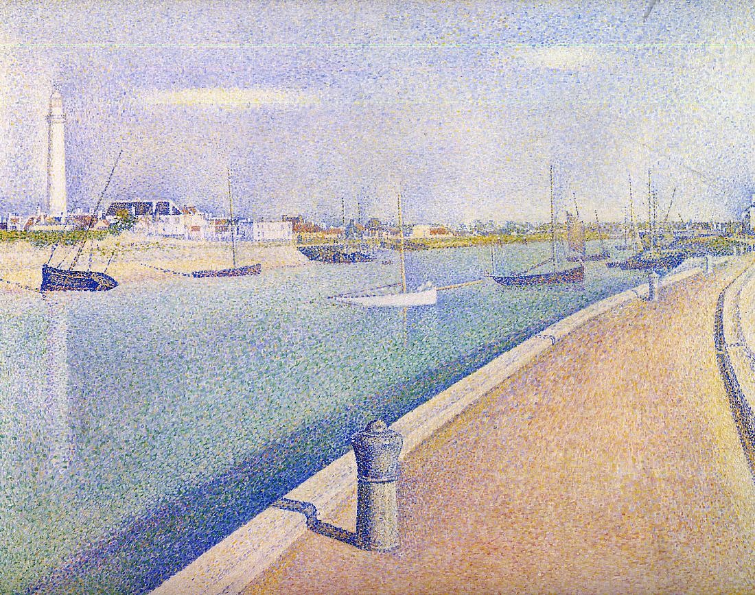 The Channel of Gravelines, Petit Fort Philippe by Georges Seurat