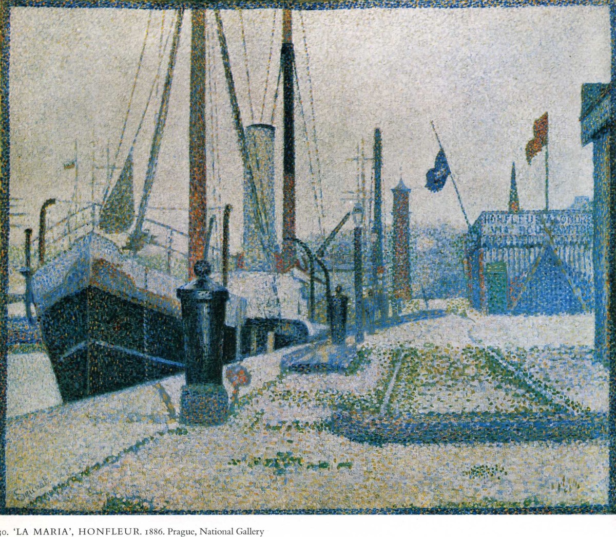 The Maria, Honfleur by Georges Seurat