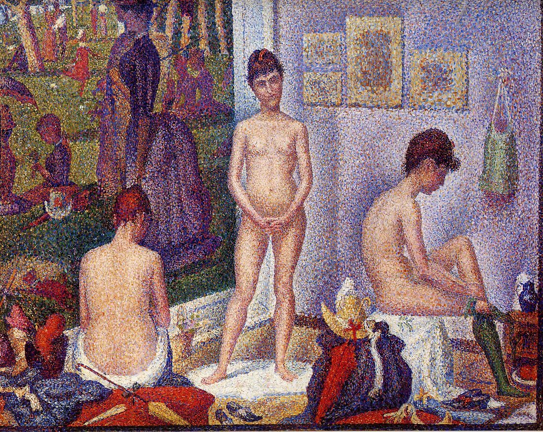 The Models by Georges Seurat