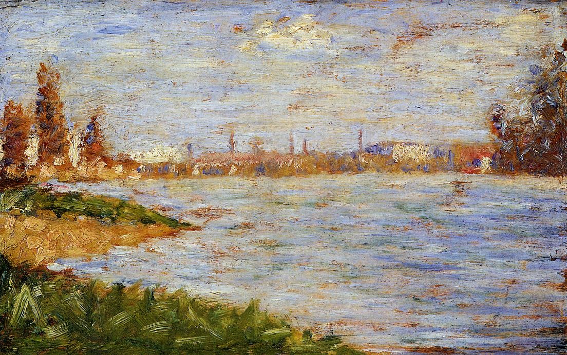 The Riverbanks by Georges Seurat