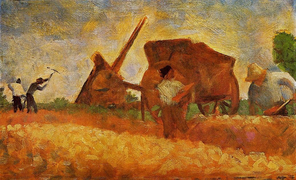 The Stone Breakers by Georges Seurat