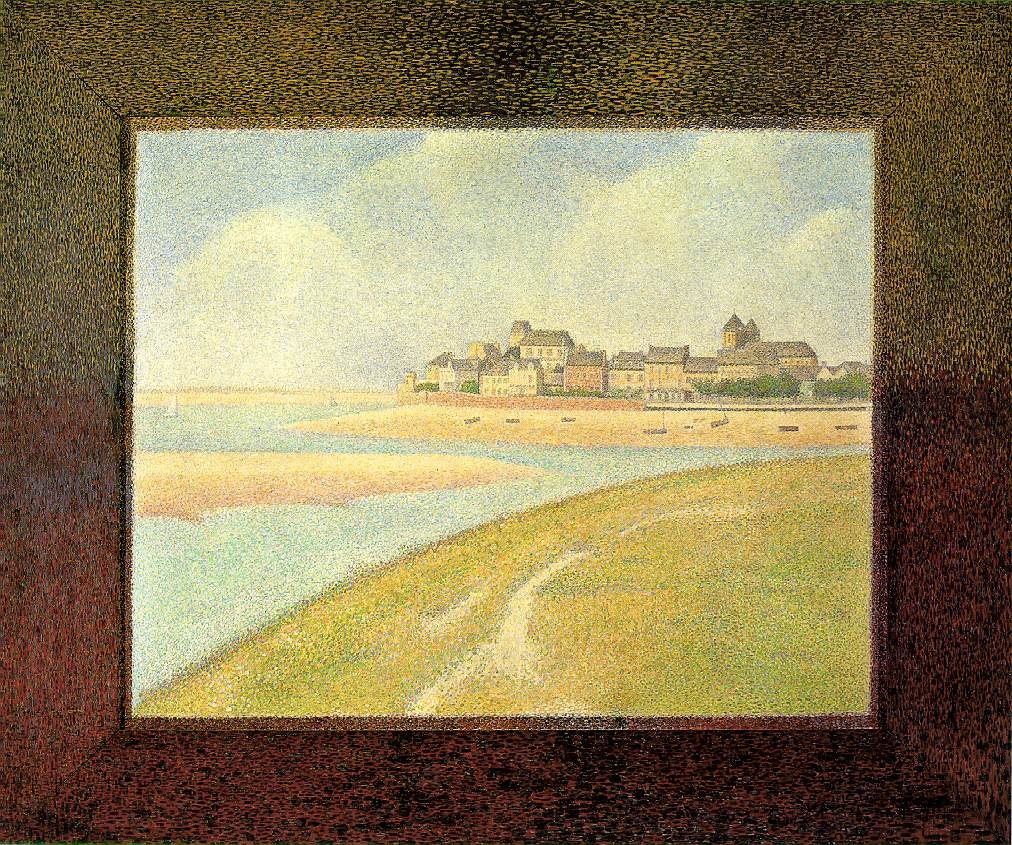 View of Le Crotoy, from Upstream by Georges Seurat