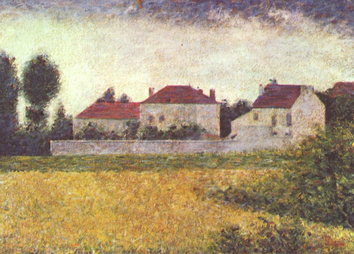 White Houses, Ville d'Avray by Georges Seurat